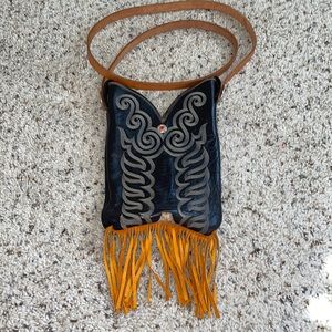 Cowboy boot purse